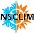 Logo graphique MSCULM en noir, style déchiqueté, sur un fond verticalement divisé bleu cyan et orange éclatant.